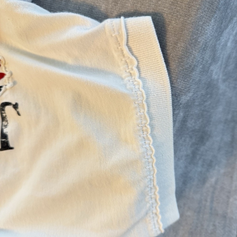 Akademiks Jeans Level Chapter Graphic T Shirt Mens 2XL White Streetwear Y2K - Picture 8 of 12